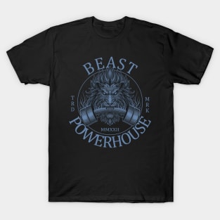 Beast Power House Gym Logo T-Shirt